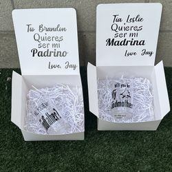 Madrina And Padrino Proposal Box