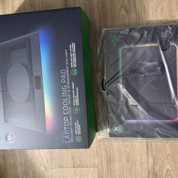 Razer Laptop Cooling Pad + Hard Surface Mouse Pad
