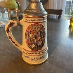 Beer stein W/Lid
