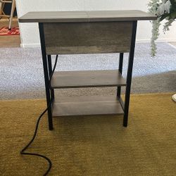 End Table With Power source 
