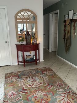 Console table with drawer