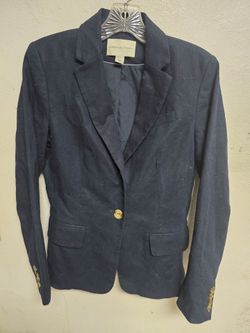 Adrienne Vittadini Navy Blue Blazer