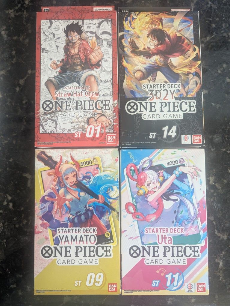 One Piece Tcg Starter Decks St01 St09 St11 St14