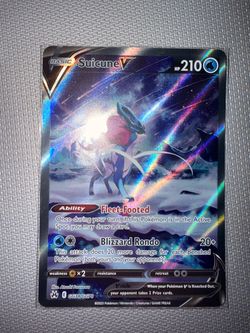 Pokemon card ( Suicune v )