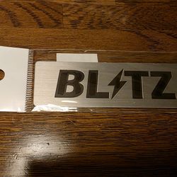 JDM Blitz 03 Aluminum Metal Badge Emblem