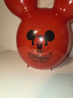 1(contact info removed) Red Mickey Mouse ballon 60th anniversary popcorn bucket