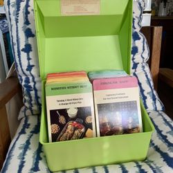 Vintage Betty Crocker Step By Step Recipes Box Set w/ Marjon Dinner is Served 1970s