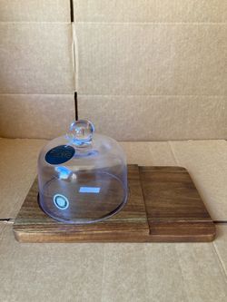 American Atelier Madera Cheese Board with bowl set