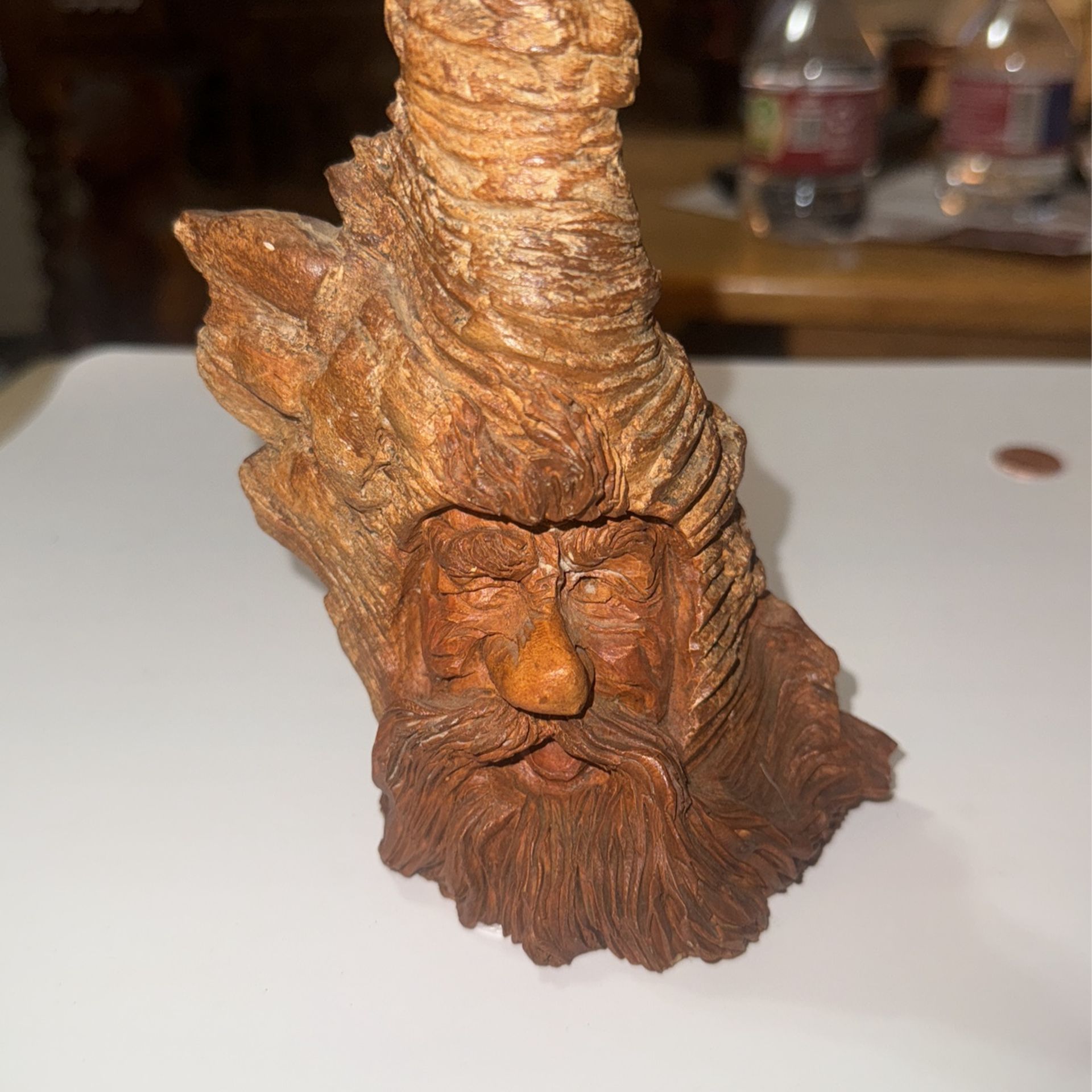 Wood Knot Sculpture By Rick Albee 1989