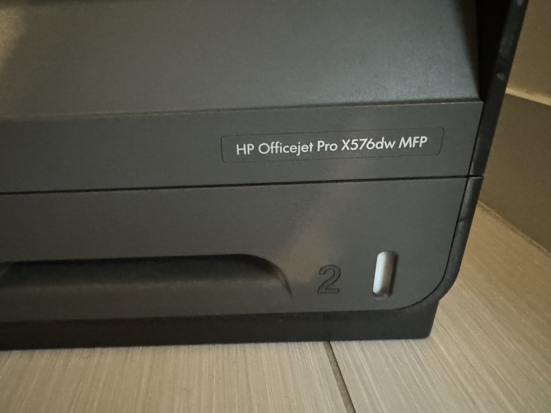 FOR SALE: HP OfficeJet Pro X576dw MFP – Powers On, Prints Blank Pages – SOLD AS-IS