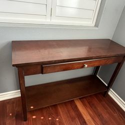 Console table with drawer