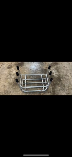 Aluminum rod and cooler rack