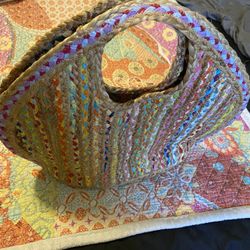 Woven Purse Used Once For Wedding 