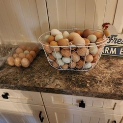 $5 Fresh Eggs, Clean And Unwashed
