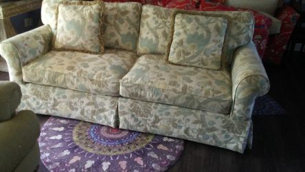 Floral couch