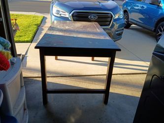 Free wood table and items all free at end of my drive way only