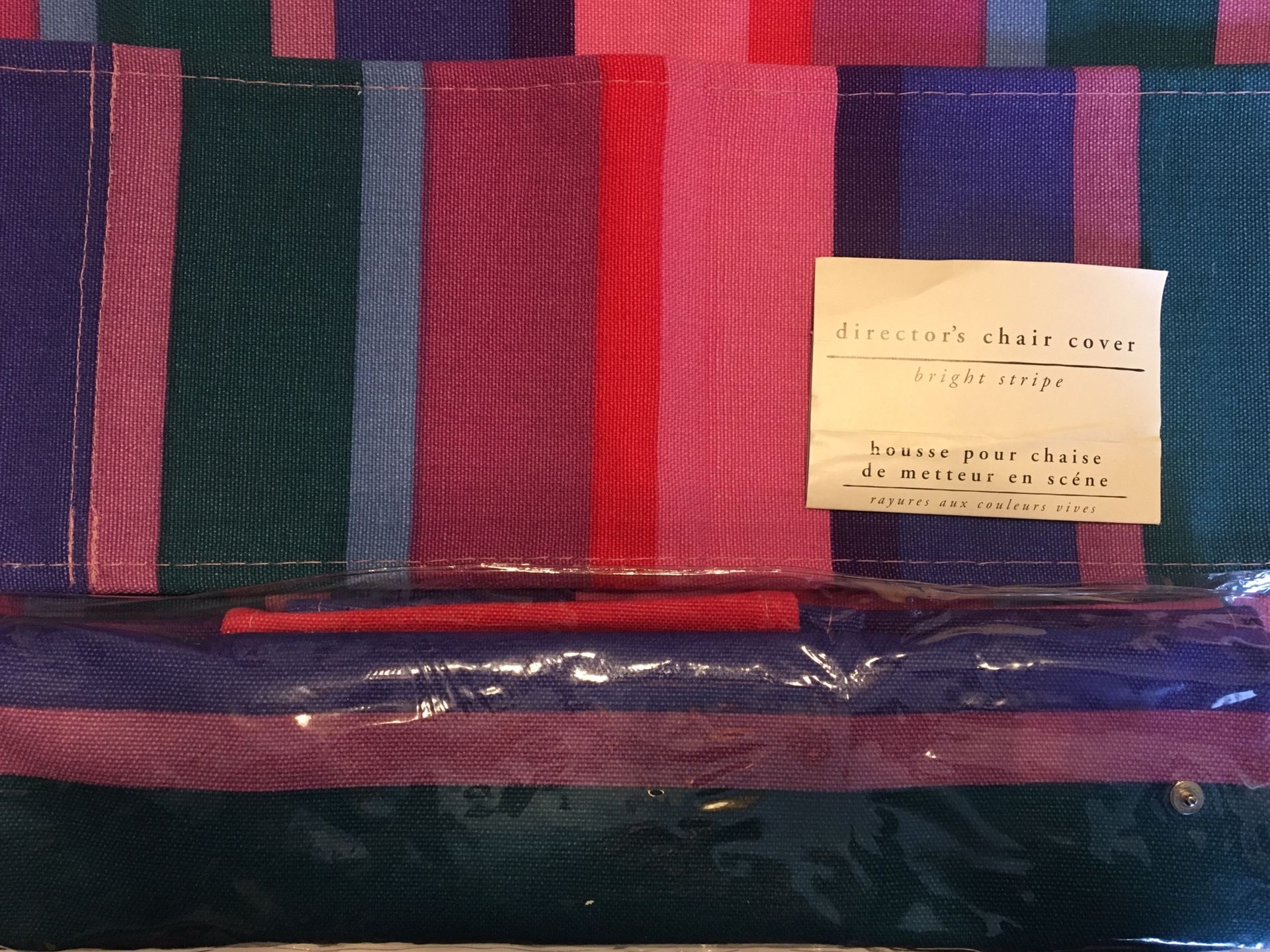 Director chair covers. Set 2. New in packages