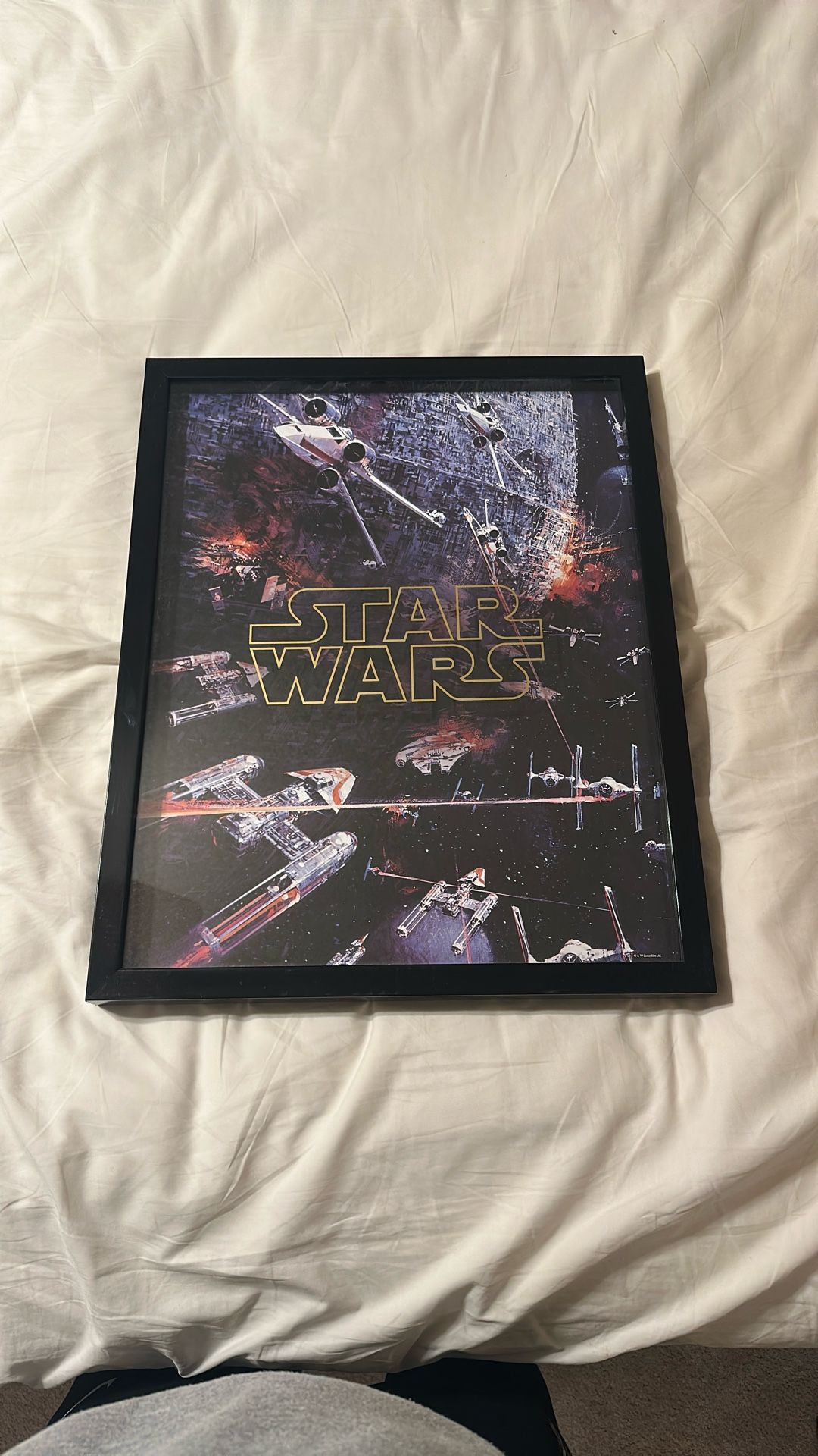 Star Wars Large Poster With Glass Frame