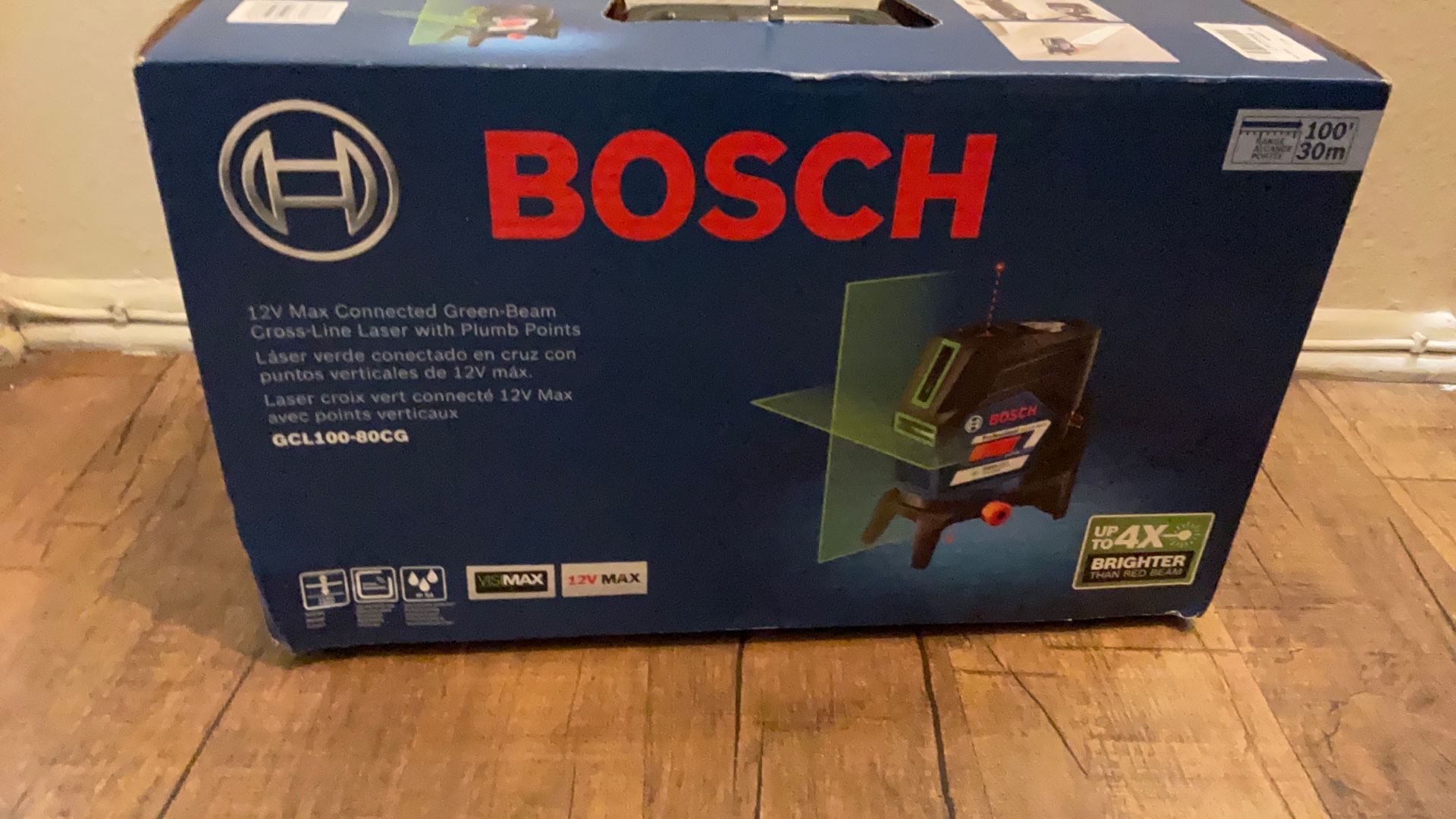 Bosch 12V Laser Kit Battery And Charger Included