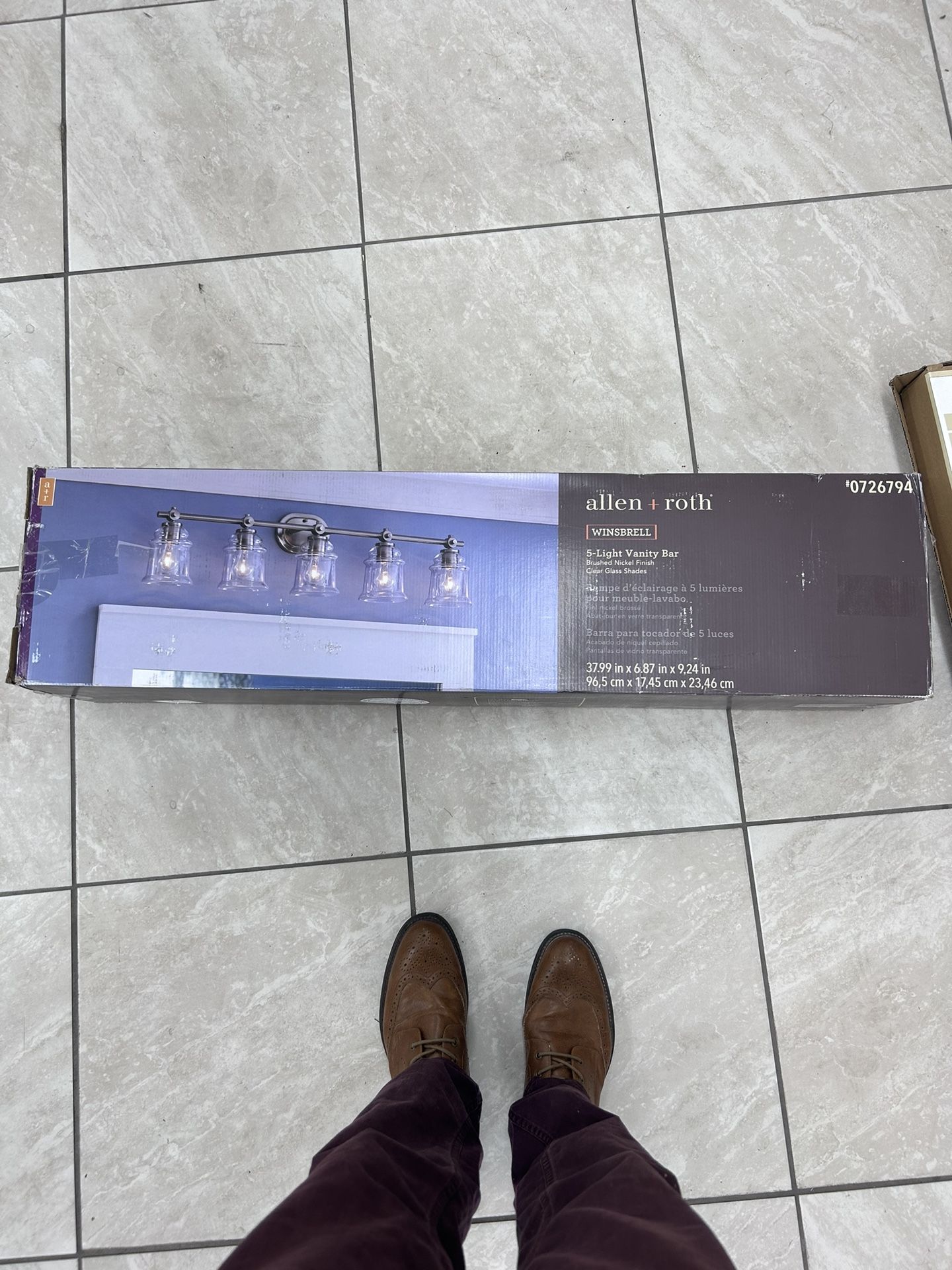 Allen Roth 5 Light Vanity Fixture Winsbrell