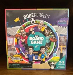 Dude Perfect: The Board Game - Ultimate Battle Sports Challenges - Brand New Sealed
