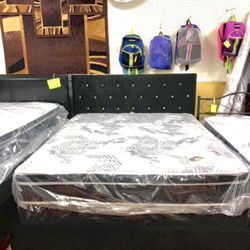 New Queen Size Bed 🤩with New Mattress Included 