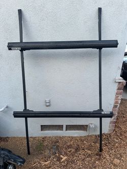 OEM BMW E46 Wagon Roof Rack Rails & Pair of Rhino Rack Crossmembers