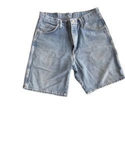 Men's Wrangler Denim Shorts Size 32 Blue