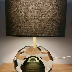 Anthropologie Mara Faceted Crystal Table Lamp - Like New