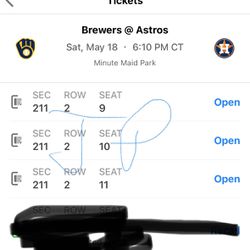 Astros Tickets 5/18/24