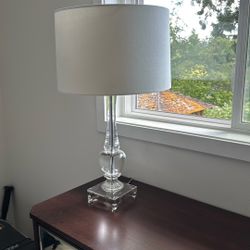 Glass Base Lamp