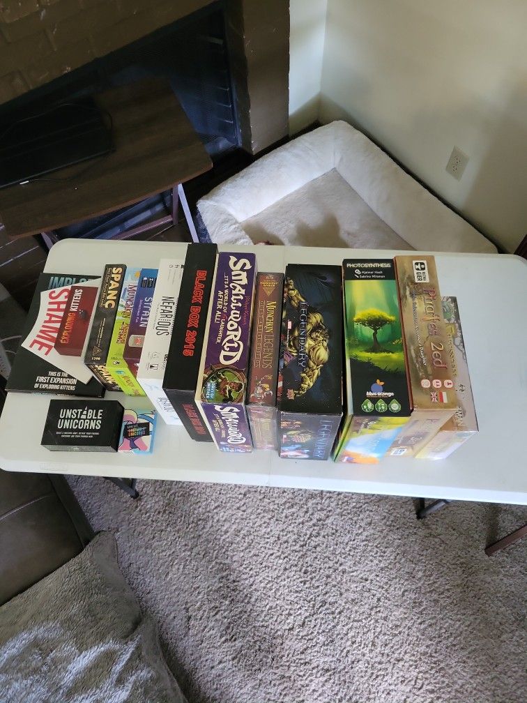 Variety of Board Games. see photos