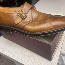 Quality Vintage Gold, Italian leather Dress shoes Sz12