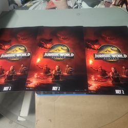 Jurásicc World Rebirth Poster 17x11