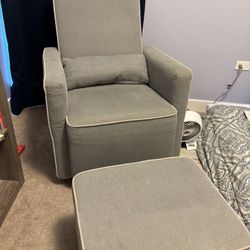 Comfy Chair And Ottoman