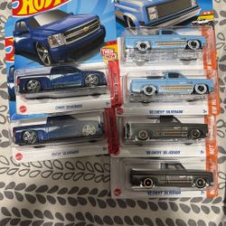 Hot Wheels Chevy Silverados 