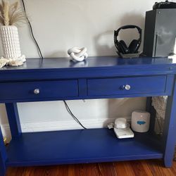 Blue Console Table 