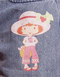 Strawberry Shortcake Wide-Leg Jeans
