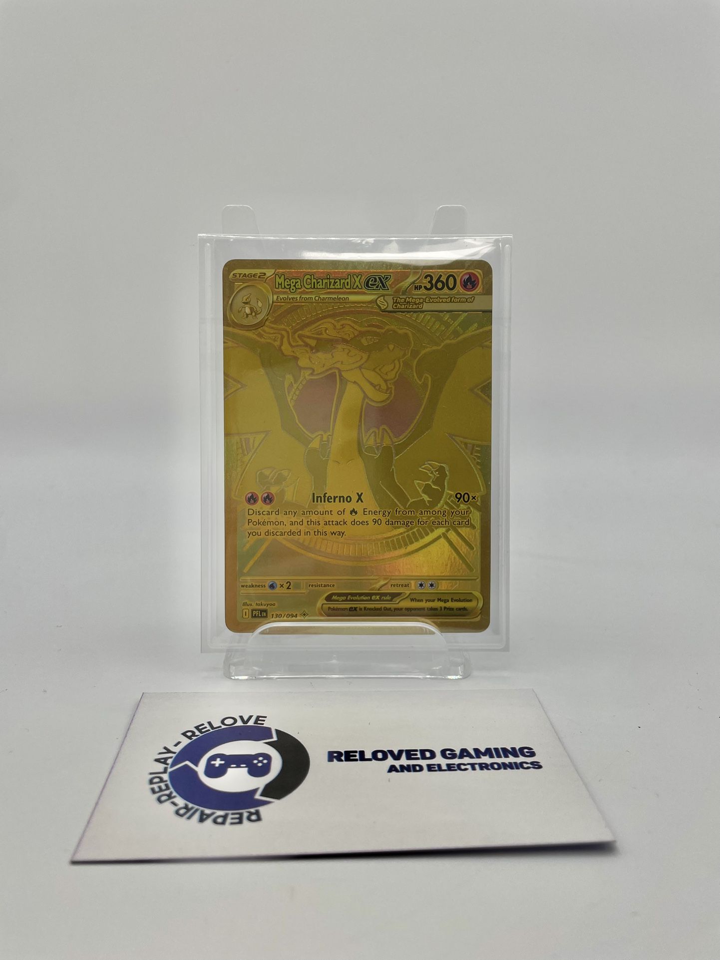 Pokémon TCG Mega Charizard X Ex #130 - NM