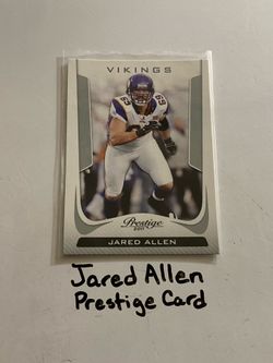 Jared Allen Minnesota Vikings Hall of Fame DE Prestige Card.