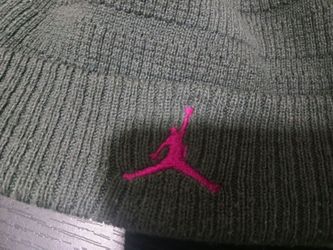 Jordan's BEanie PInk Logo $20 Only