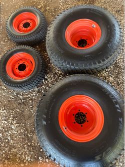 Kubota tractor tires and rims