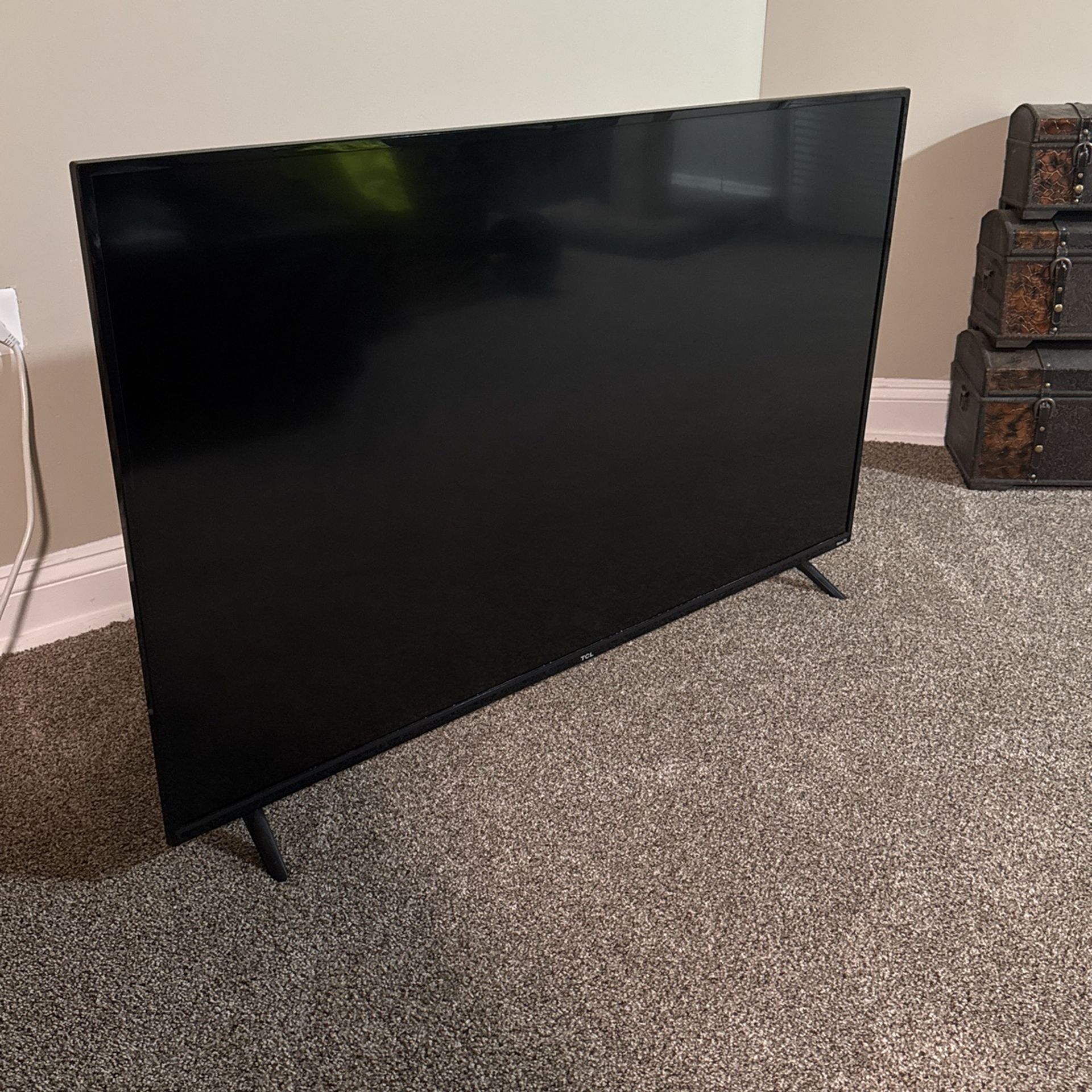 TCL 55” Class S4 (55S451) 4K UHD HDR Smart TV with Roku TV