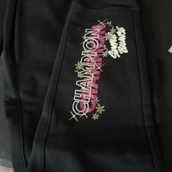 Champion x “Merlot” Reverse Weave Sweatpants – XS | Black |