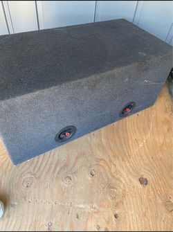 12” subwoofer box