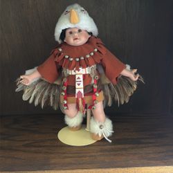 Little Eagle Dancer Porcelain Doll
