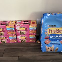 Dry and wet Cat Food 