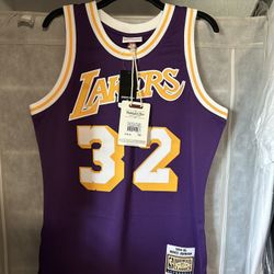 Mitchell & Ness Authentic NBA Los Angeles Lakers Magic Johnson Jersey New  SzM Medium