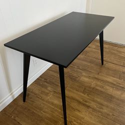 Solid Wood Black Desk / Table (must sell asap)