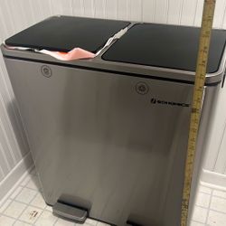 Garbage And Recycling Can